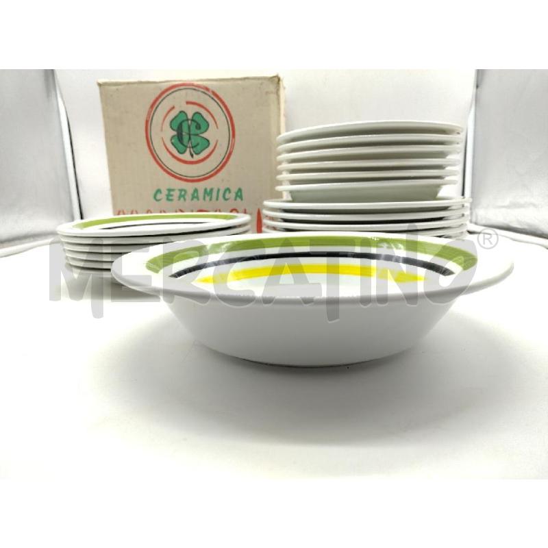 SERVIZIO PIATTI ORIGINALE QUADRIFOGLIO+BOX | Mercatino dell'Usato Oristano 4