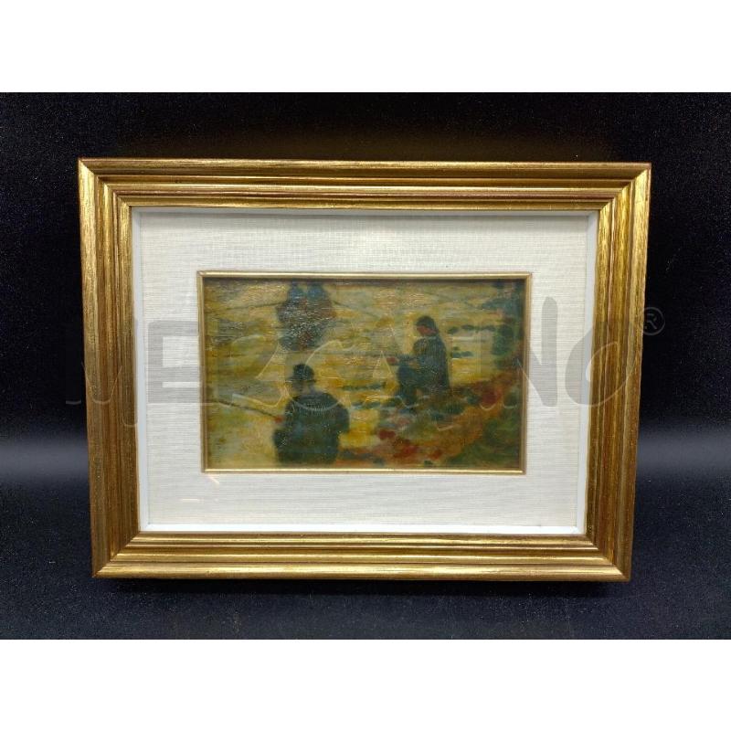 SEURAT PECHEURS.. PROCEDE AEPLY VINTAGE | Mercatino dell'Usato Oristano 1