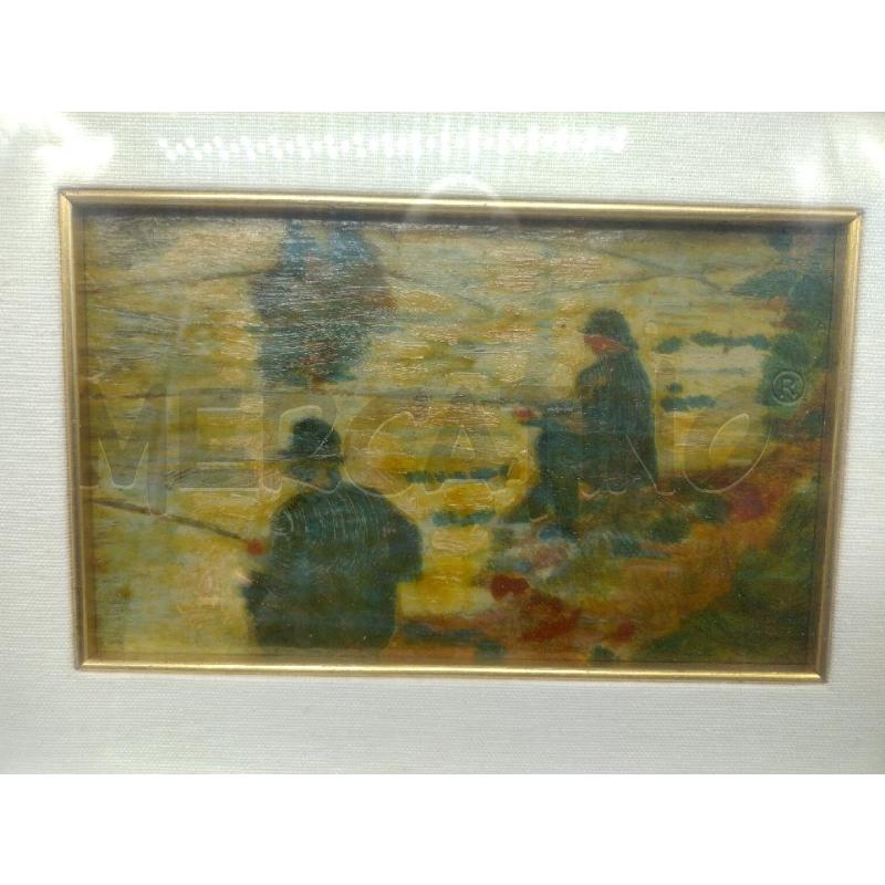 SEURAT PECHEURS.. PROCEDE AEPLY VINTAGE | Mercatino dell'Usato Oristano 2