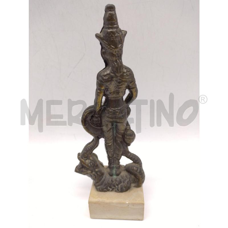 STATUA BASE MARMO METALLO ETNICO | Mercatino dell'Usato Oristano 3