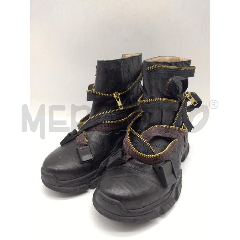 STIVALETTI DONNA PLL NERA POKEMOAKE ZIP 38  | Mercatino dell'Usato Oristano 1