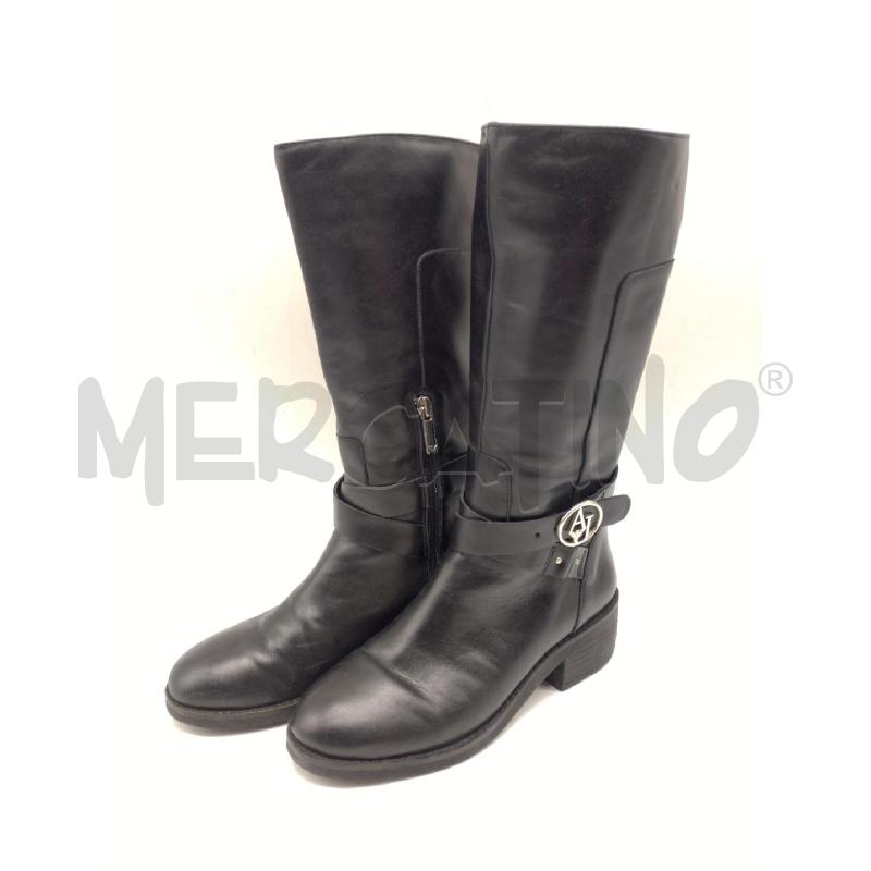 STIVALI DONNA ARMANI NERA 35 PELLE  | Mercatino dell'Usato Oristano 1