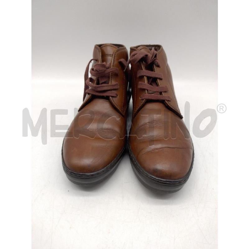STIVALI D PELLE TODS MARRONE  VIBRAM 37 1/2 | Mercatino dell'Usato Oristano 1