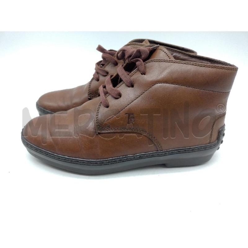 STIVALI D PELLE TODS MARRONE  VIBRAM 37 1/2 | Mercatino dell'Usato Oristano 2