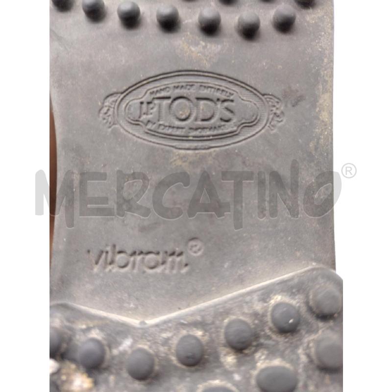 STIVALI D PELLE TODS MARRONE  VIBRAM 37 1/2 | Mercatino dell'Usato Oristano 5