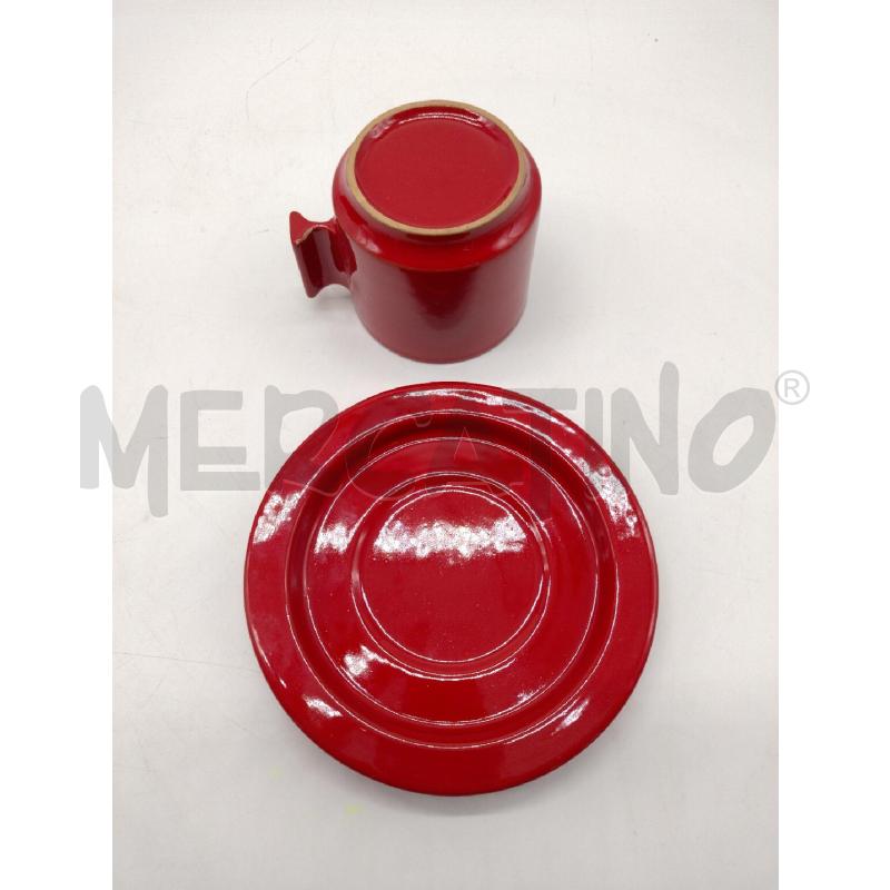 TAZZA COLAZIONE ROSSO NERA LEI E LUI | Mercatino dell'Usato Oristano 2
