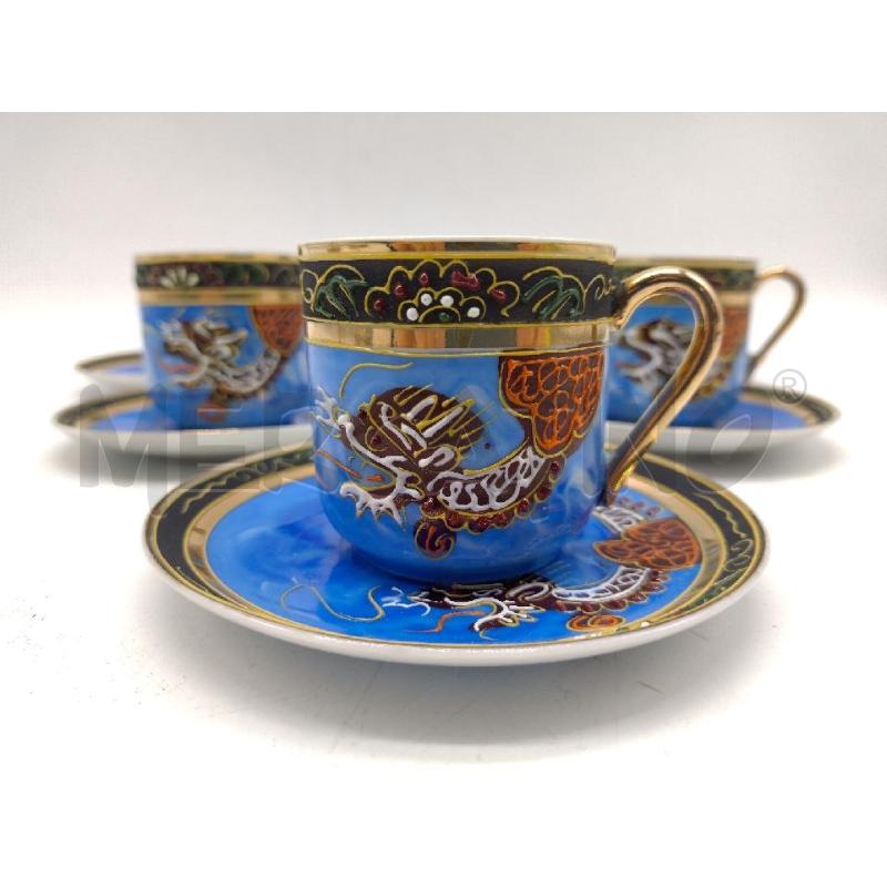 TAZZINA CAFFE JAPAN GUSCIO D'UOVO AZZURRO 5PZ | Mercatino dell'Usato Oristano 2