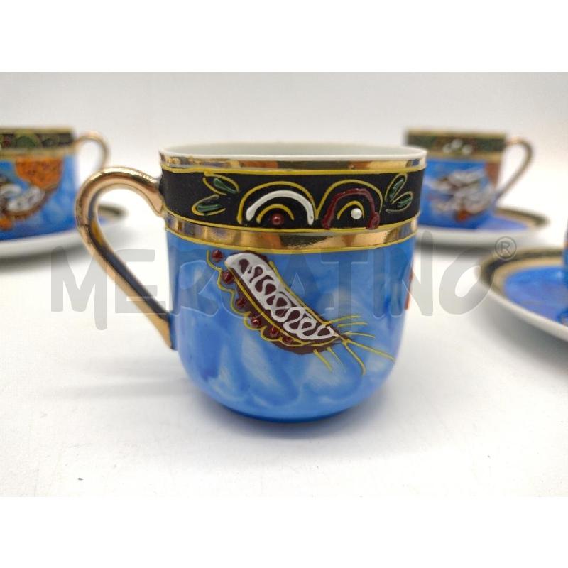 TAZZINA CAFFE JAPAN GUSCIO D'UOVO AZZURRO 5PZ | Mercatino dell'Usato Oristano 4