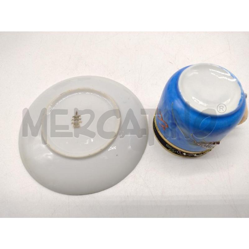 TAZZINA CAFFE JAPAN GUSCIO D'UOVO AZZURRO 5PZ | Mercatino dell'Usato Oristano 5