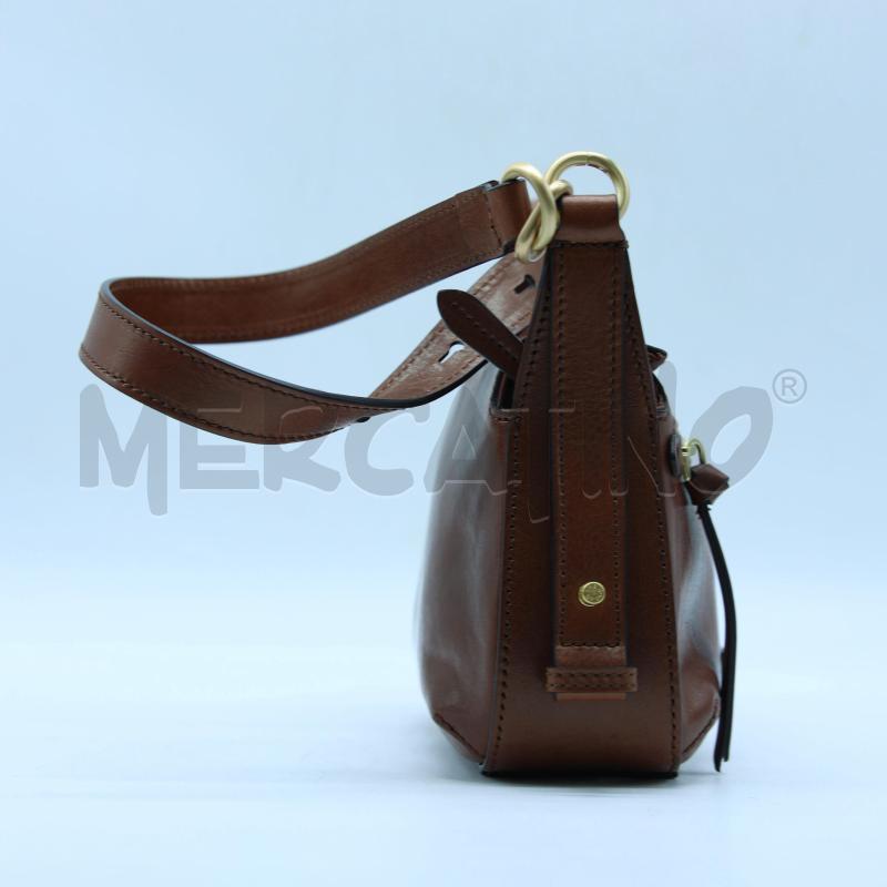 THE BRIDGE BORSA DONNA A TRACOLLA PELLE MARRONE | Mercatino dell'Usato Oristano 4