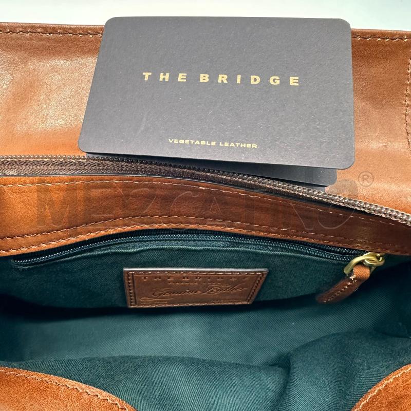 THE BRIDGE BORSA DONNA A TRACOLLA PELLE MARRONE | Mercatino dell'Usato Oristano 5