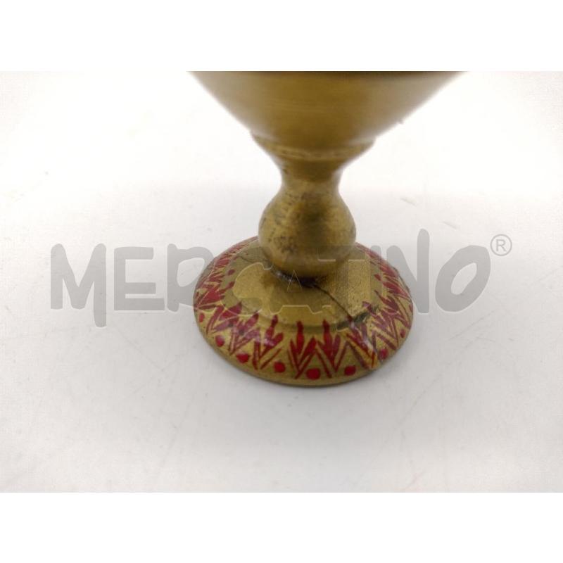 UOVO COLLEZIONE ICONA RUSSA DIPINTO CON BASE H 14CM | Mercatino dell'Usato Oristano 5