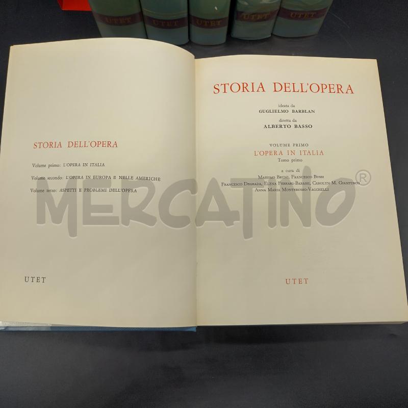 UTET STORIA DELL'OPERA 6 VOLUMI  | Mercatino dell'Usato Oristano 3