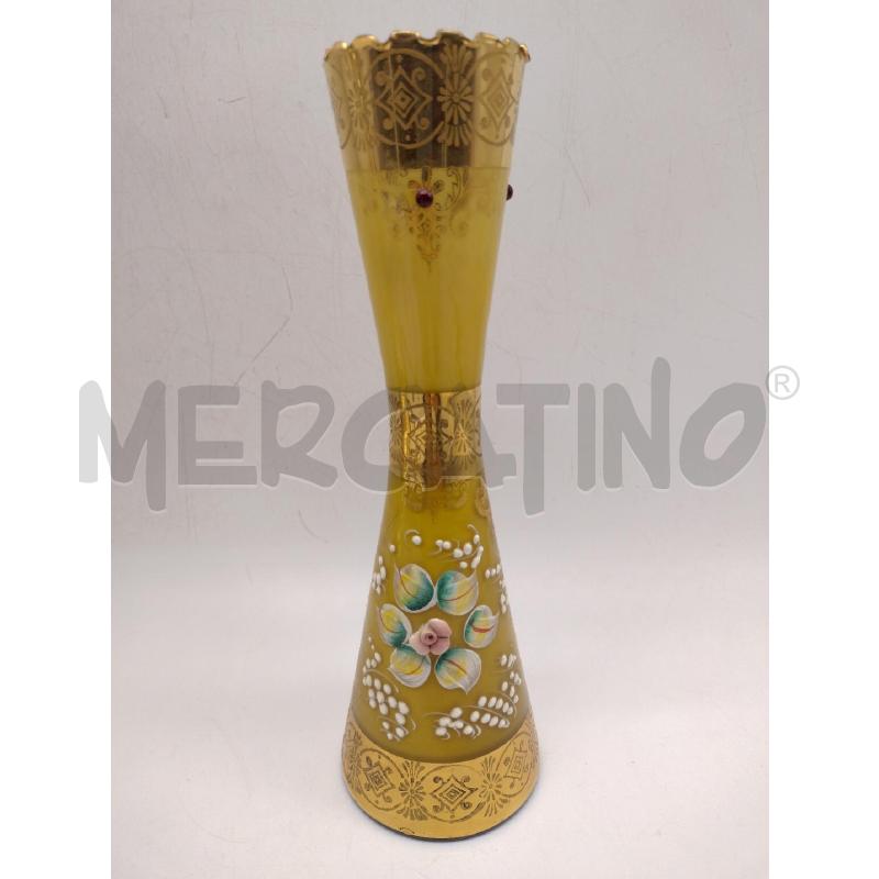 VASO BOHEMIAN GIALLO/ORO ZECCHINO | Mercatino dell'Usato Oristano 2