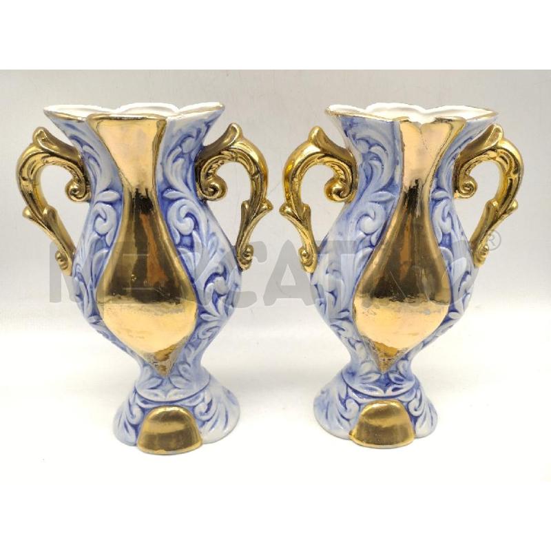 VASO CERAMICA C.A.L. LUCCA 2PZ ORO ZECCHINO | Mercatino dell'Usato Oristano 2