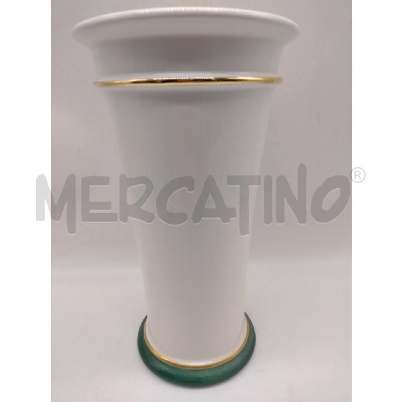 VASO CER CONICO  VOLTO DNN BC/DOR/VRD | Mercatino dell'Usato Oristano 2