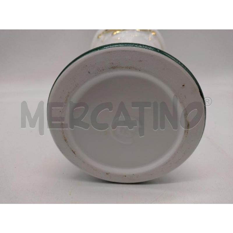VASO CER CONICO  VOLTO DNN BC/DOR/VRD | Mercatino dell'Usato Oristano 5