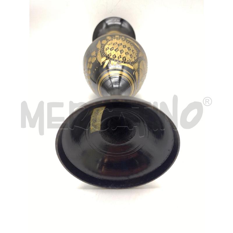 VASO METALLO MET INTARSI ORO 43CM | Mercatino dell'Usato Oristano 5