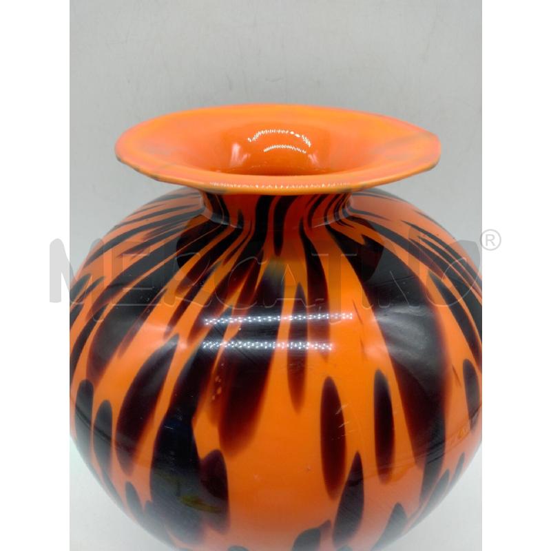 VASO VETRO MURANO MACULATO | Mercatino dell'Usato Oristano 3