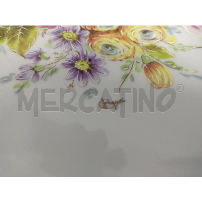 VASSOIO BLU FLOREALE PASTA LIMOGES | Mercatino dell'Usato Oristano 4