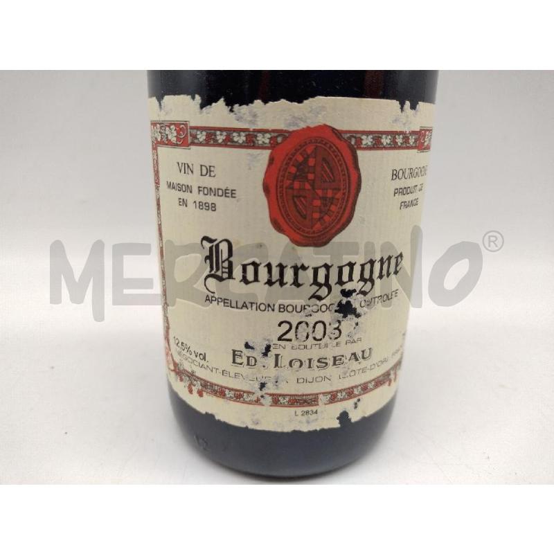 VINO BOURGOGNE 2003 LOISEAU | Mercatino dell'Usato Oristano 2