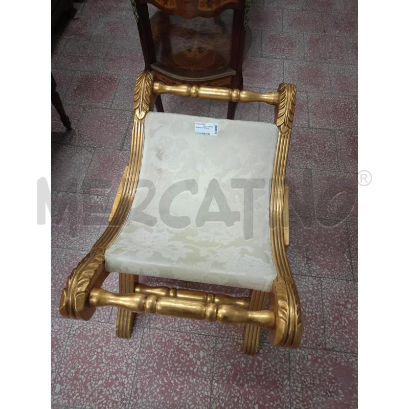 SGABELLO DORATO | Mercatino dell'Usato Palermo 3
