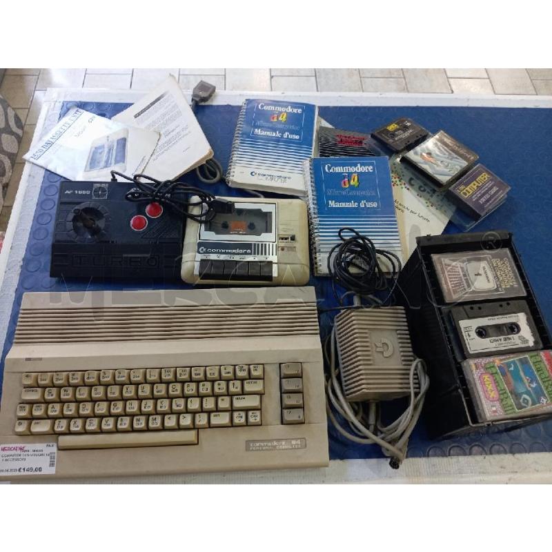 COMPUTER COMMODORE 64 + ACCESSORI | Mercatino dell'Usato Palermo 1