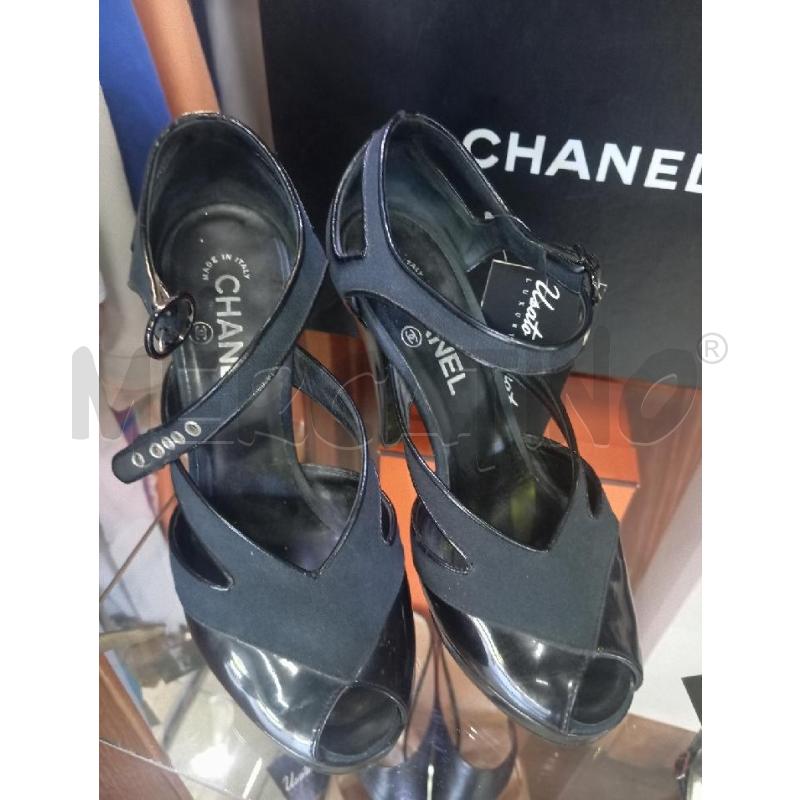 SCARPE DONNA NERE CHANELL | Mercatino dell'Usato Palermo 1
