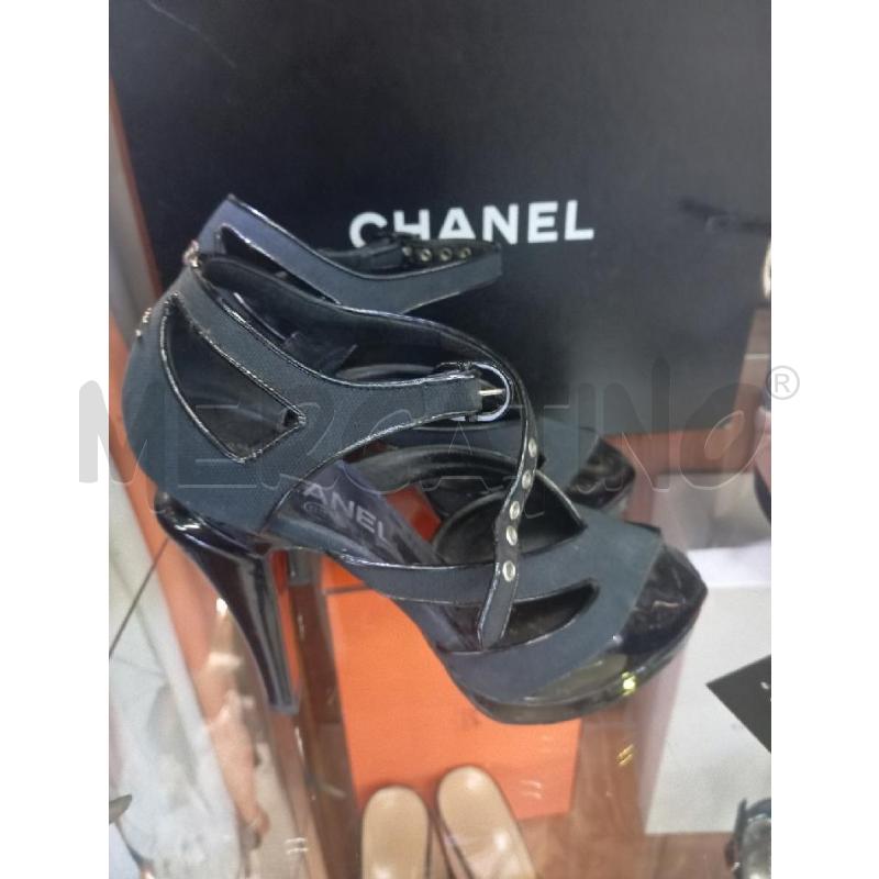 SCARPE DONNA NERE CHANELL | Mercatino dell'Usato Palermo 4