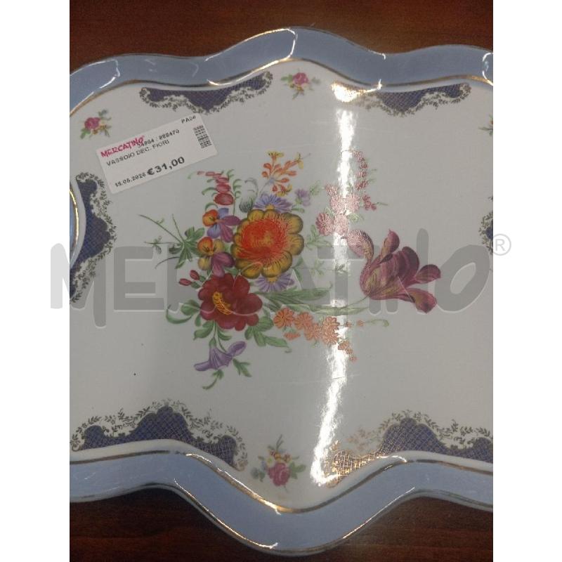 VASSOIO DEC. FIORI | Mercatino dell'Usato Palermo 2