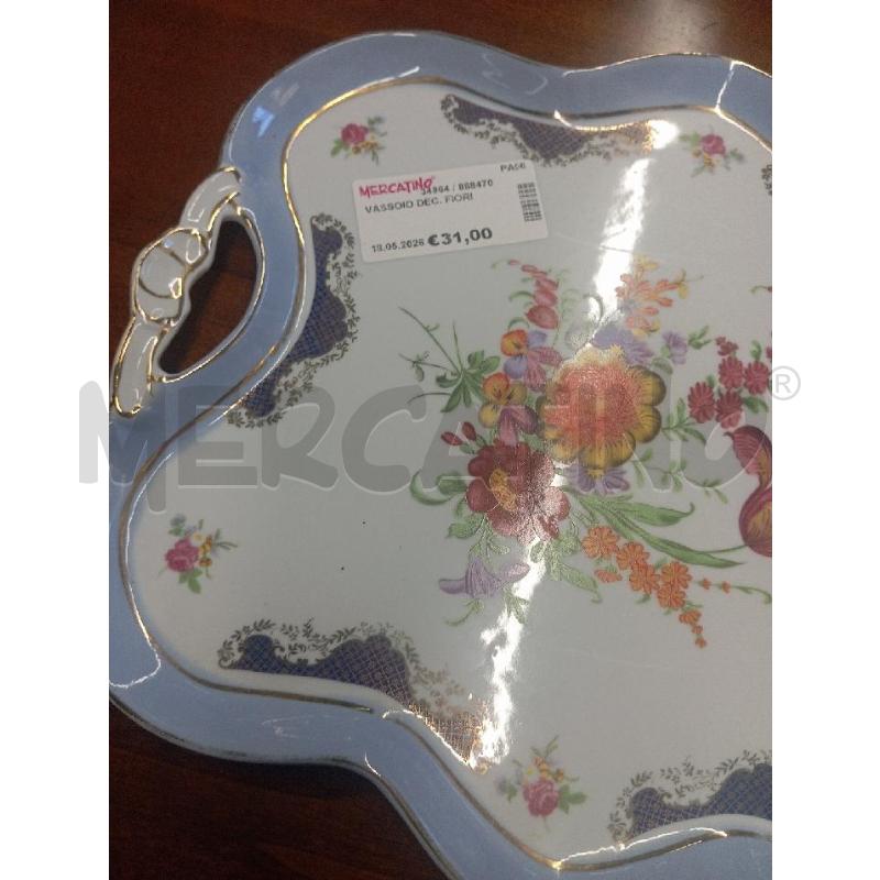 VASSOIO DEC. FIORI | Mercatino dell'Usato Palermo 5