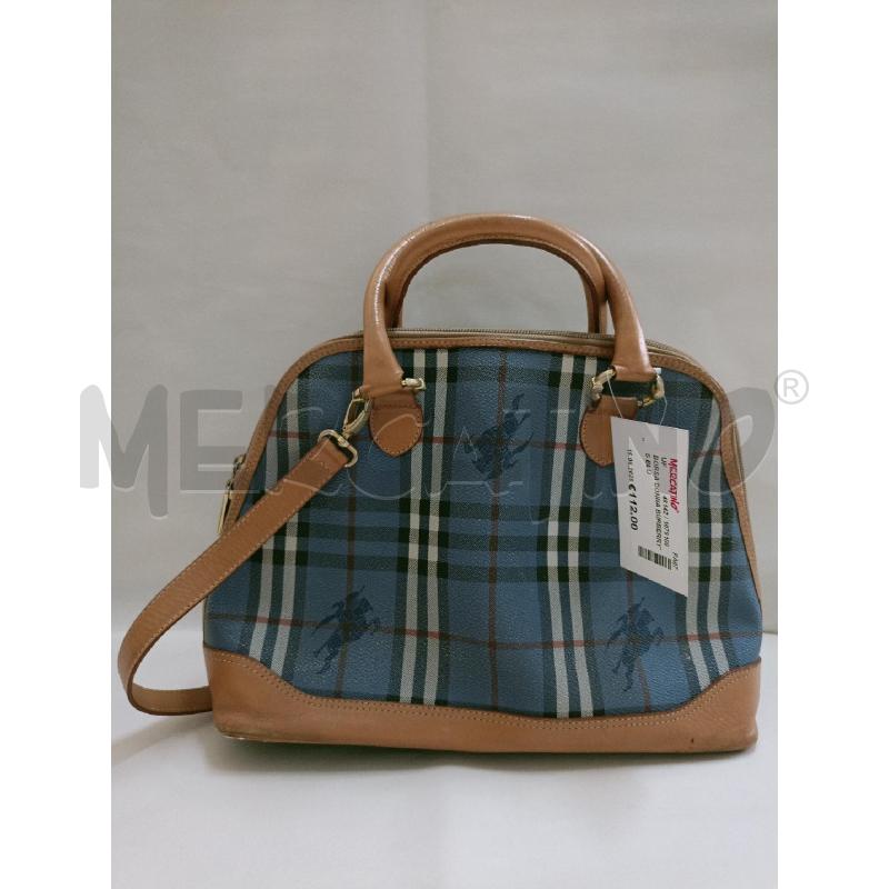BORSA DONNA BURBERRY'S BLU | Mercatino dell'Usato Palermo 2