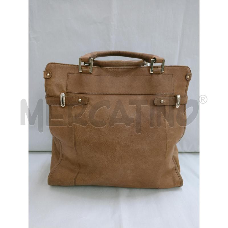 BORSA DONNA PELLE MARINA RINALDI CAMEL | Mercatino dell'Usato Palermo 2