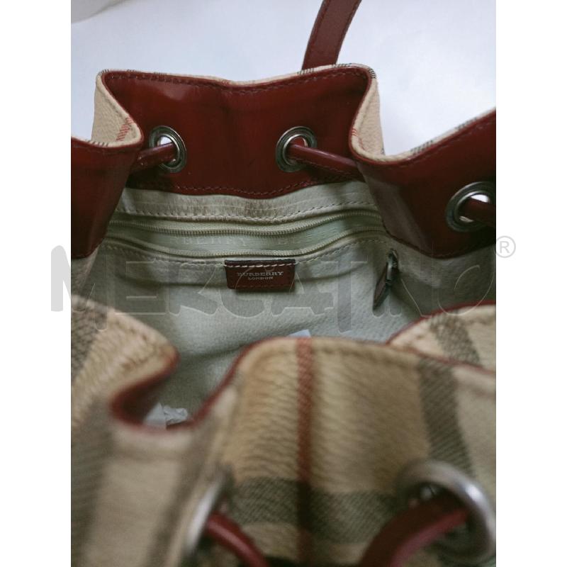 BORSA DONNA SECCHIELLO BURBERRY | Mercatino dell'Usato Palermo 4
