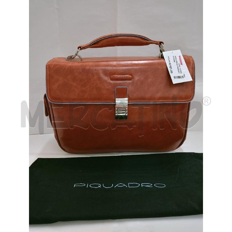 BORSA PELLE PIQUADRO RUGGINE | Mercatino dell'Usato Palermo 1