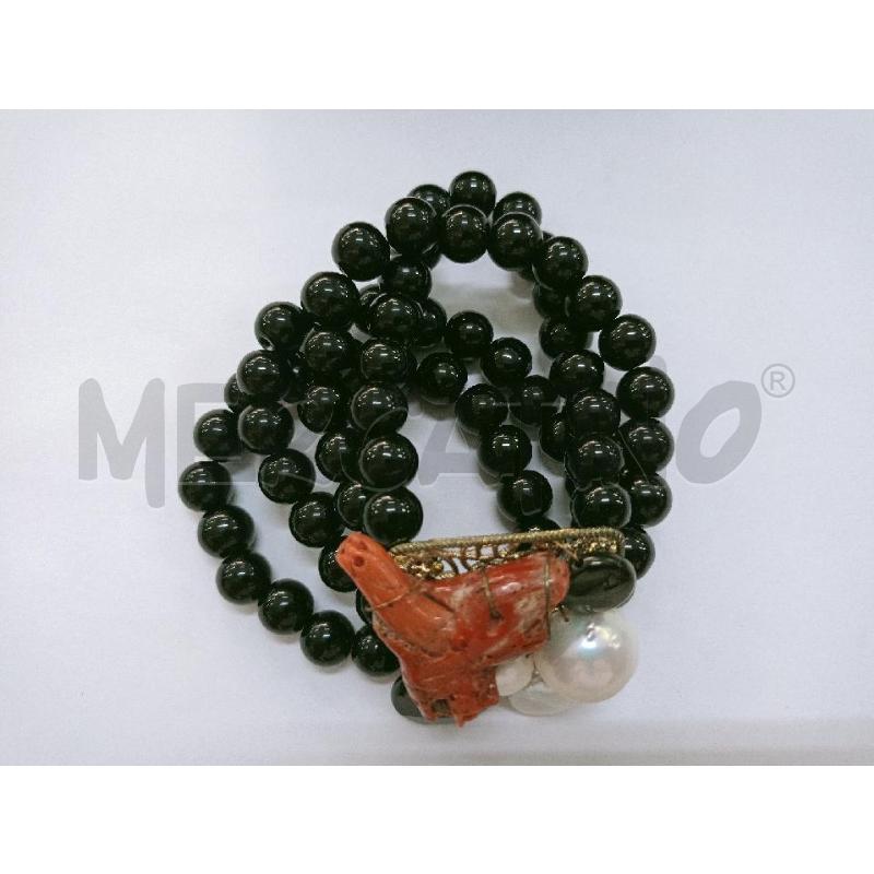 BRACCIALE SFERE NERE | Mercatino dell'Usato Palermo 2