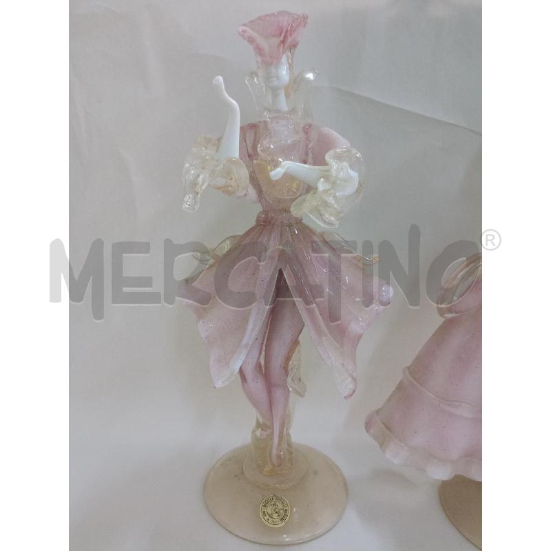 COPPIA DAMA E CAVALIERE MURANO | Mercatino dell'Usato Palermo 5