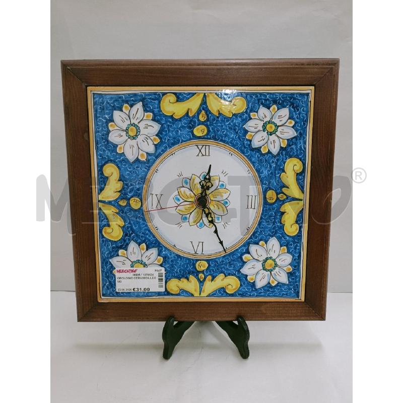 OROLOGIO CERAMICA LEGNO | Mercatino dell'Usato Palermo 1