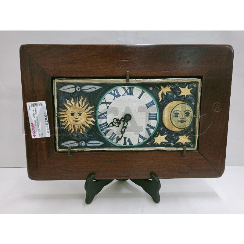 OROLOGIO LEGNO CERAMICA | Mercatino dell'Usato Palermo 1