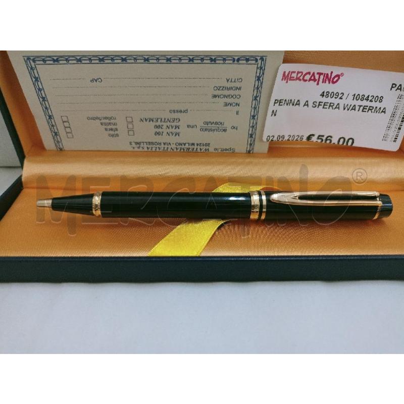 PENNA A SFERA WATERMAN | Mercatino dell'Usato Palermo 2