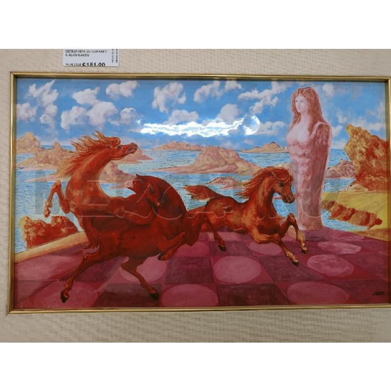 SERIGRAFIA SU CERAMICA ALIGI SASSU | Mercatino dell'Usato Palermo 2