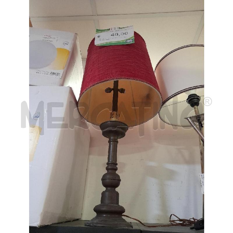 ABAT JOUR OTTONATA PARALUME ROSSO CM 70 | Mercatino dell'Usato Montesilvano 1