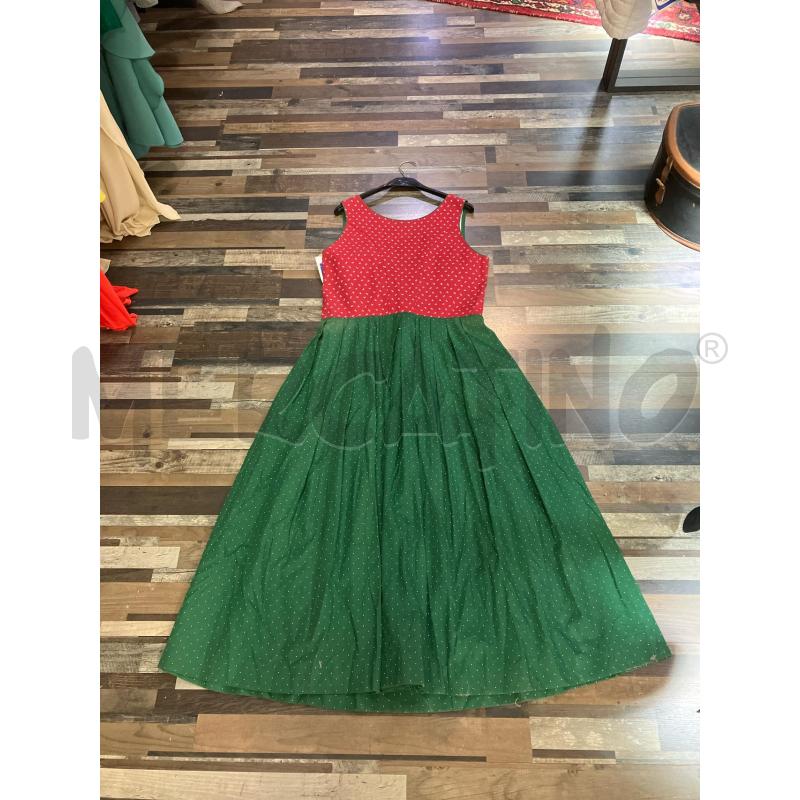 ABITO DONNA STILE TIROLESE ROSSO VERDE | Mercatino dell'Usato Montesilvano 3
