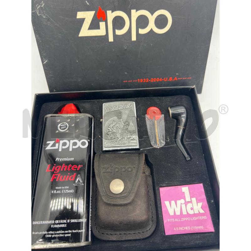 ACCENDINO DA COLLEZIONE ZIPPO WILD WEST 1932-2004 CON SCATOLA | Mercatino dell'Usato Montesilvano 1