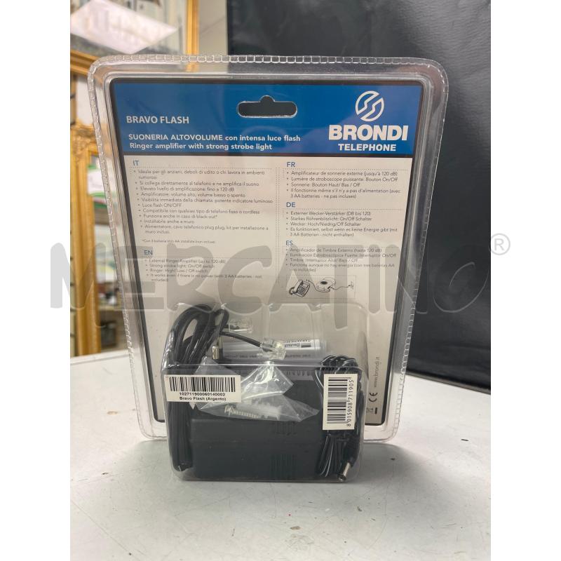 AMPLIFICATORE AUDIO TELEFONO BRONDI BRAVO FLASH | Mercatino dell'Usato Montesilvano 2