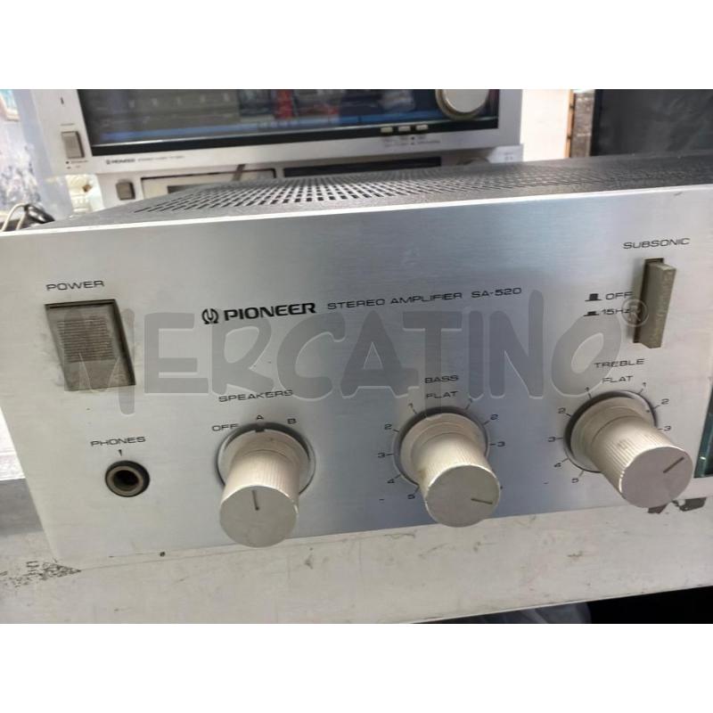 AMPLIFICATORE PIONEER SA520 NON TESTATO | Mercatino dell'Usato Montesilvano 2