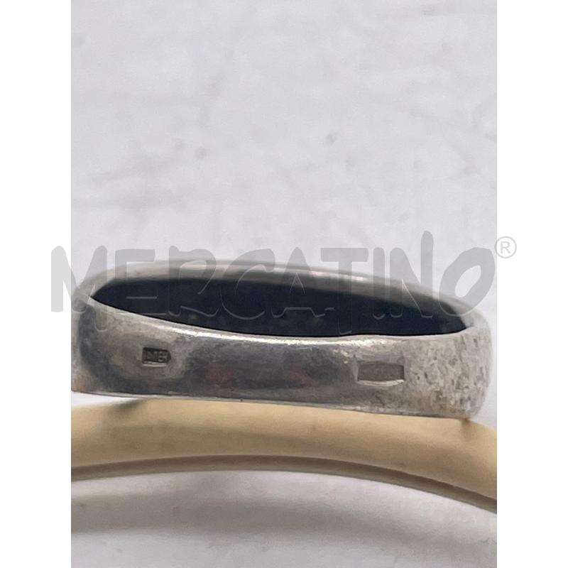 ANELLO ARG CON PIETRA ROSA CORALLO | Mercatino dell'Usato Montesilvano 3