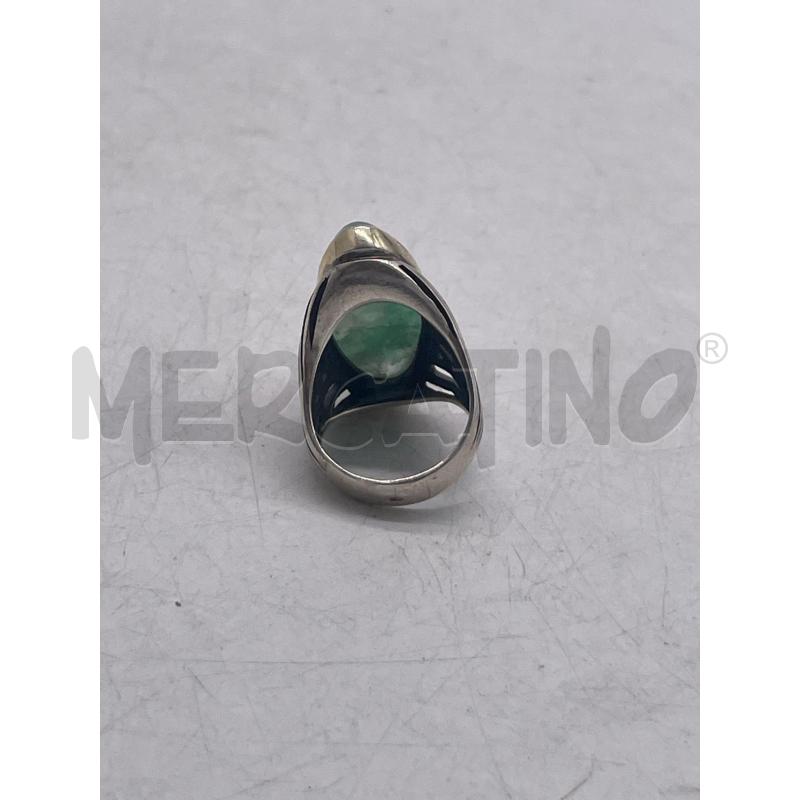 ANELLO DONNA ARG PIETRA VERDE | Mercatino dell'Usato Montesilvano 1