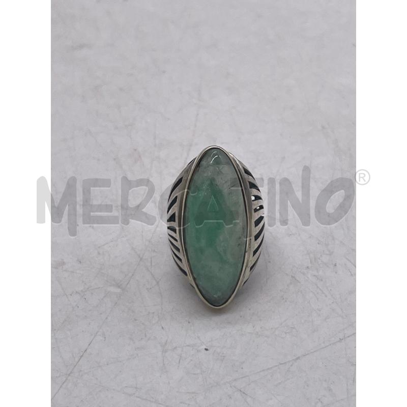 ANELLO DONNA ARG PIETRA VERDE | Mercatino dell'Usato Montesilvano 2