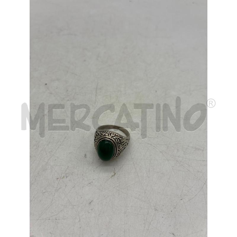 ANELLO DONNA ARG PIETRA VERDE | Mercatino dell'Usato Montesilvano 1